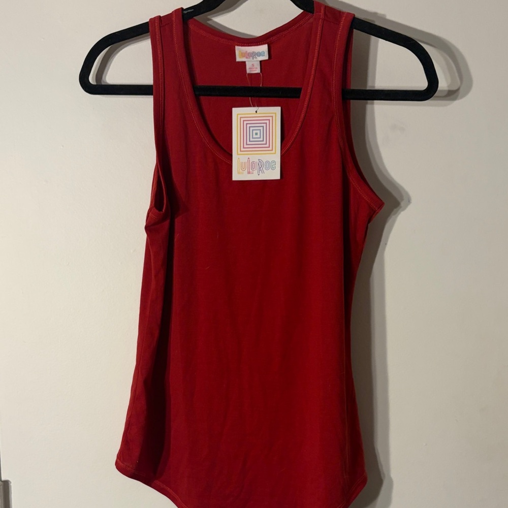 LuLaRoe Women's Bold Red Tank Top